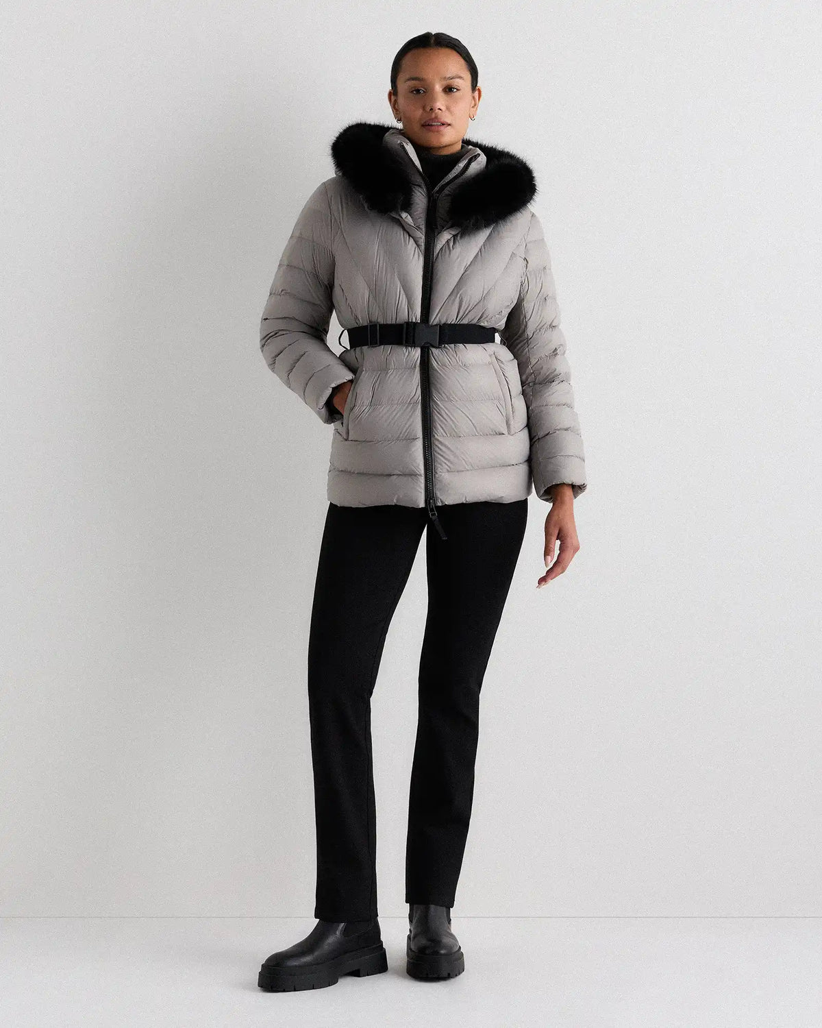 Responsible Down Belted Puffer Coat