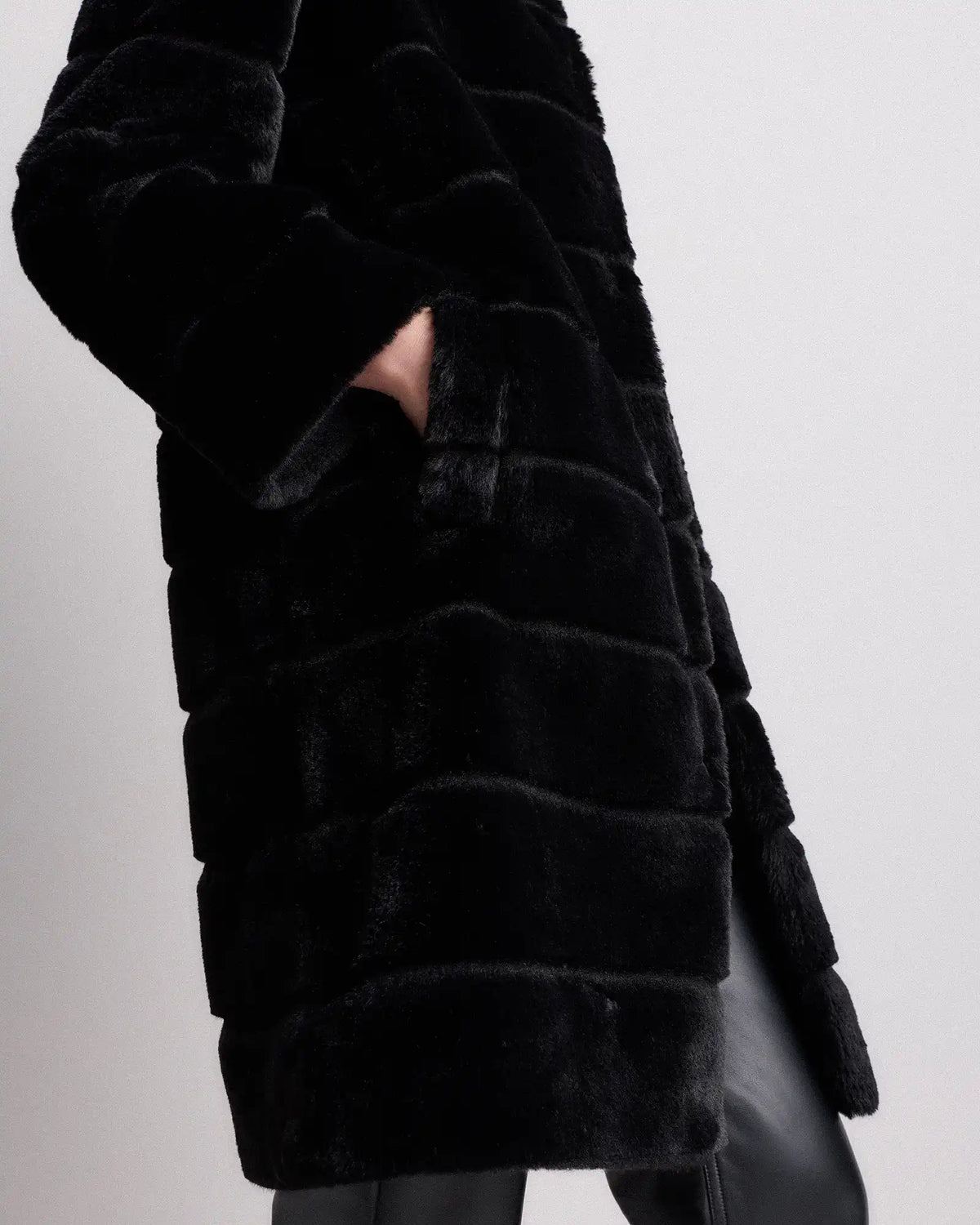 Faux Fur Long Coat