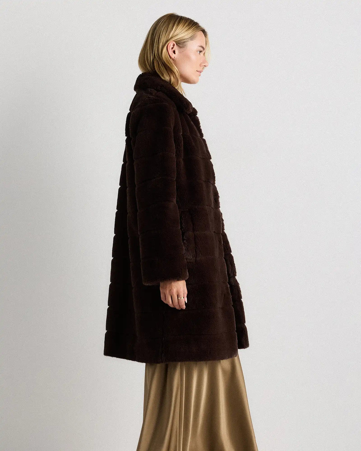 Faux Fur Long Coat