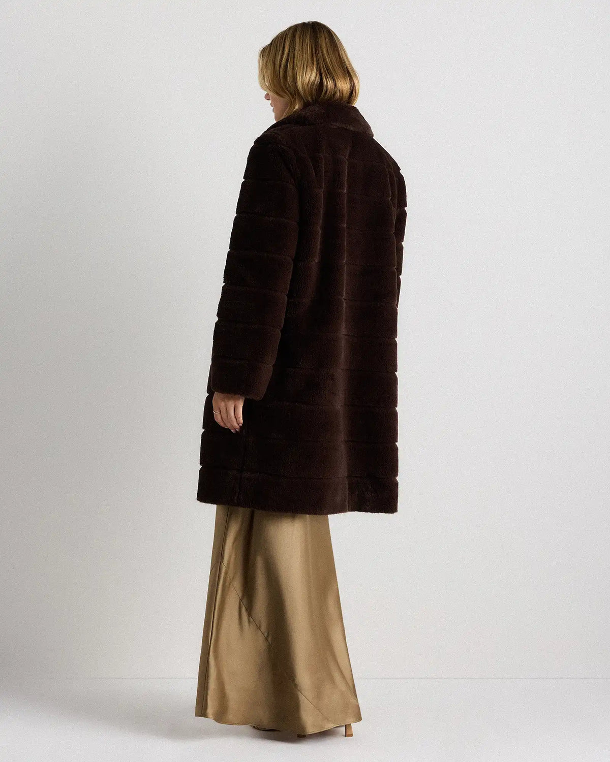 Faux Fur Long Coat