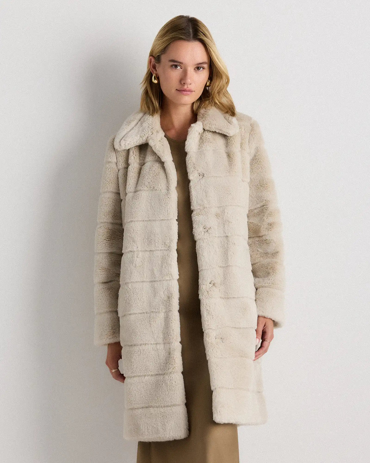 Faux Fur Long Coat