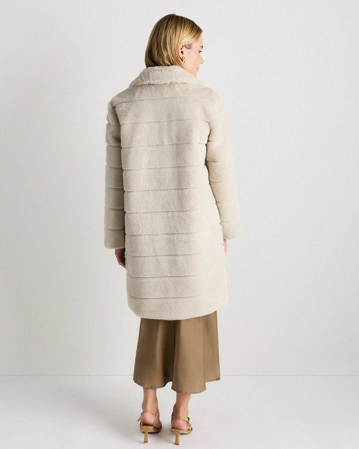Faux Fur Long Coat