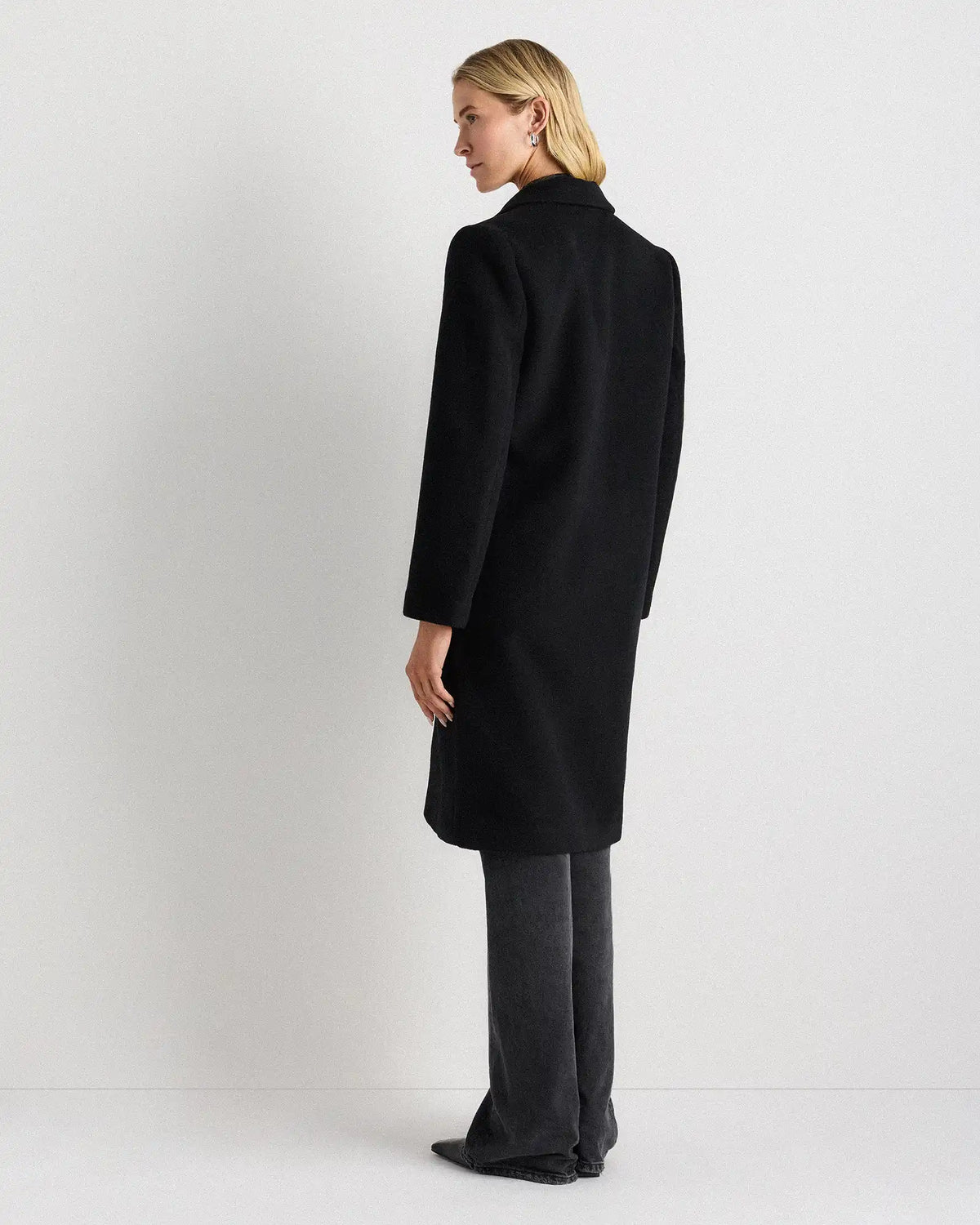 Wool Cashmere Blazer Coat