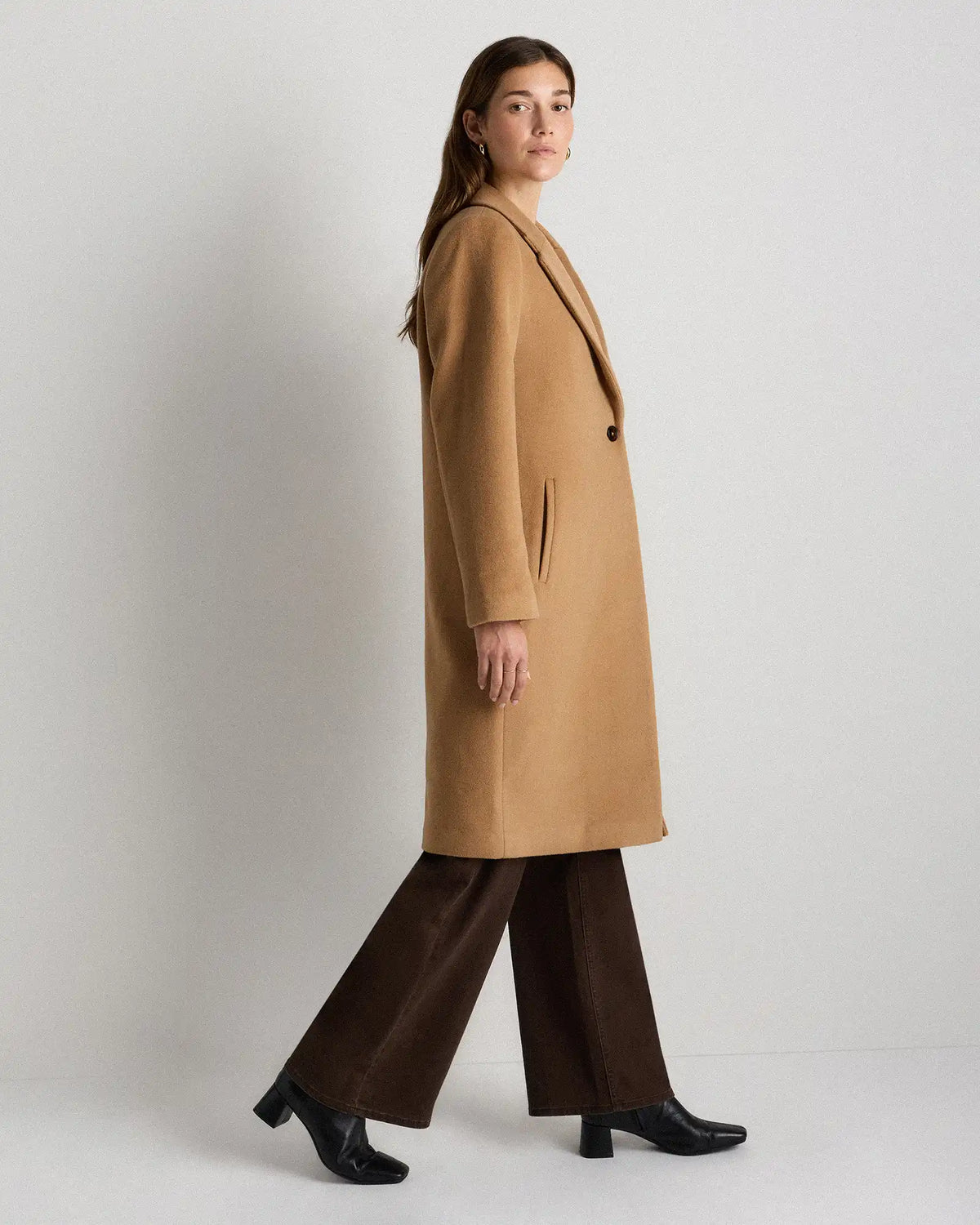 Wool Cashmere Blazer Coat