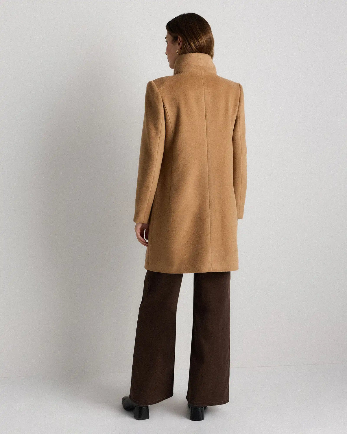 Wool Cashmere Cocoon Coat