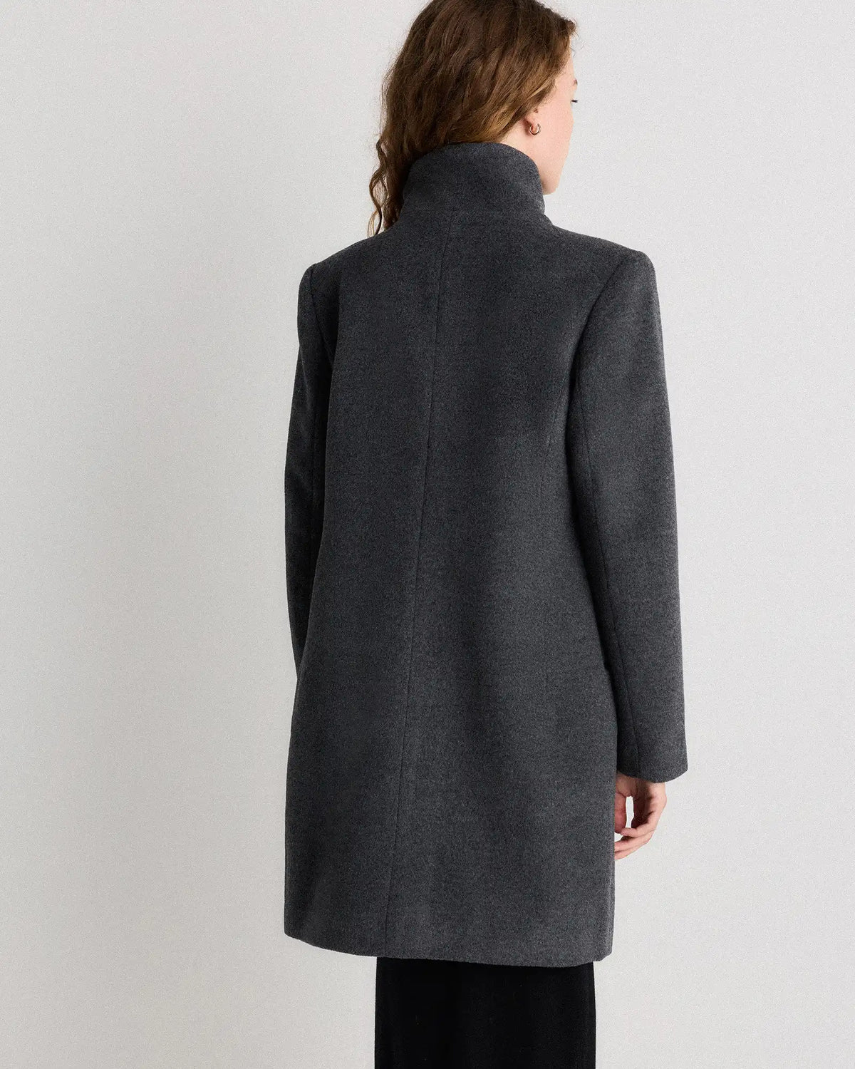 Wool Cashmere Cocoon Coat