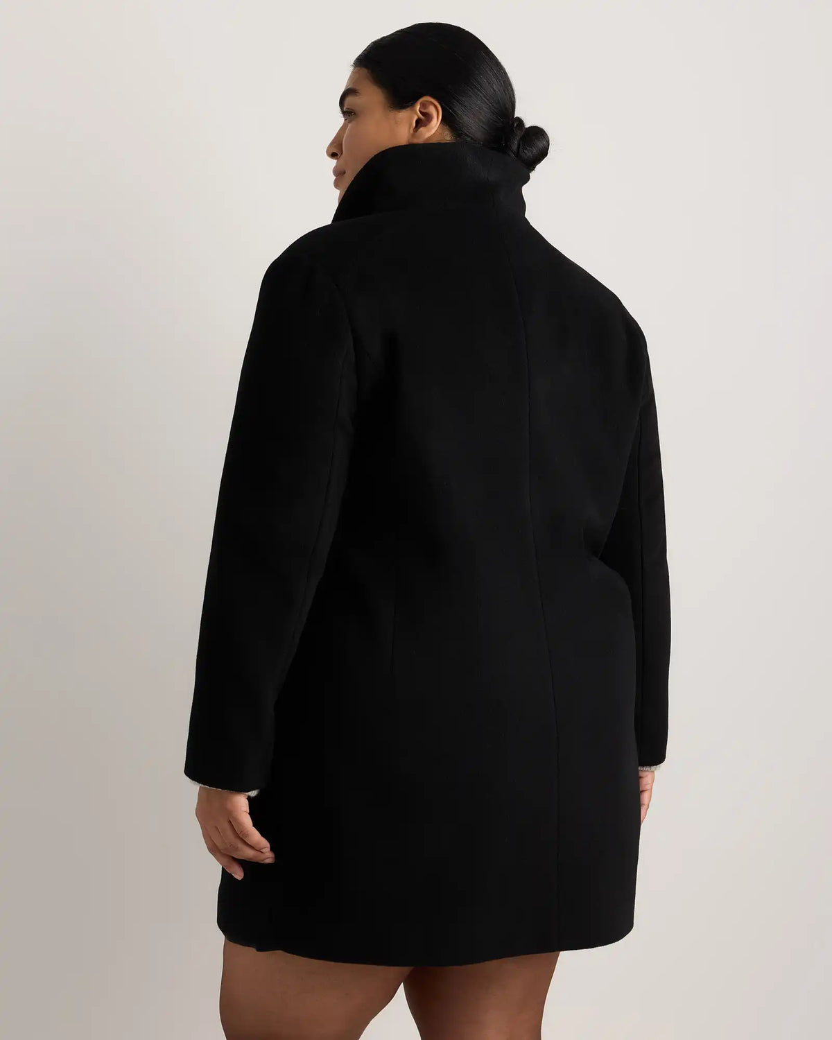 Wool Cashmere Cocoon Coat