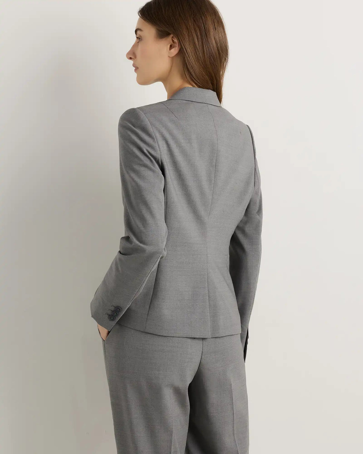 Italian Wool Tailored Blazer