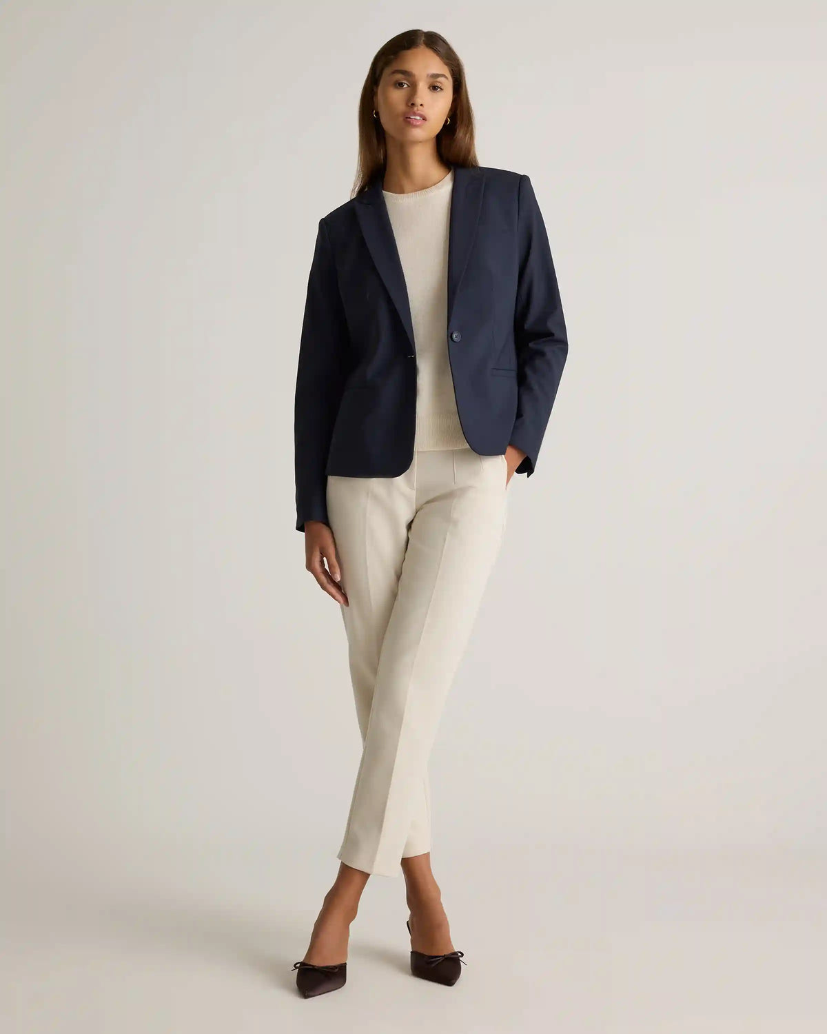 Italian Wool Tailored Blazer