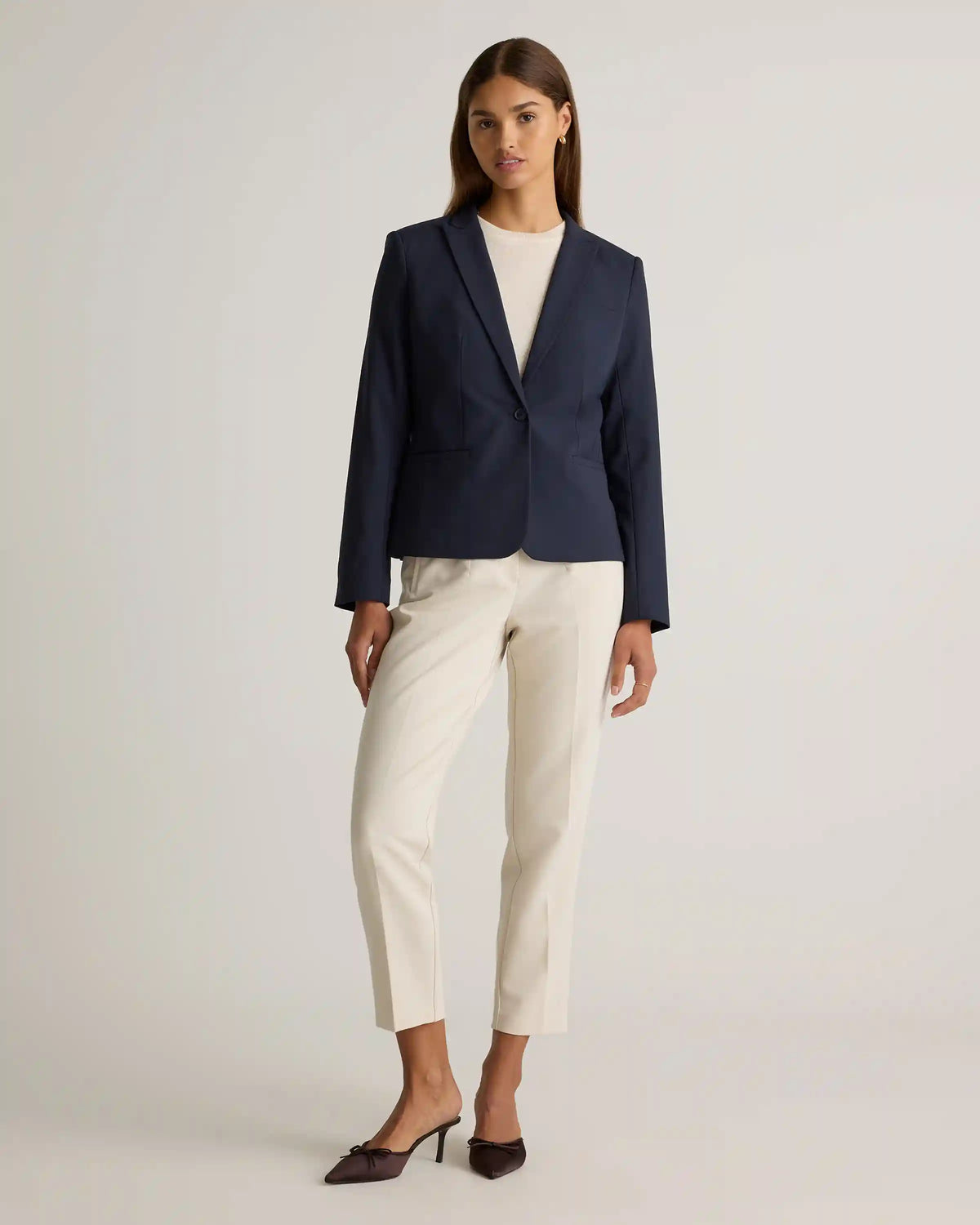 Italian Wool Tailored Blazer