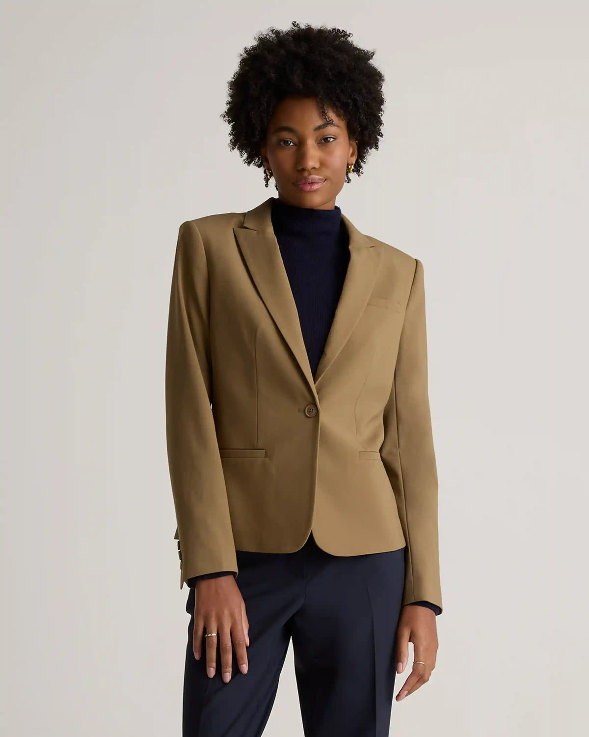 Italian Wool Tailored Blazer