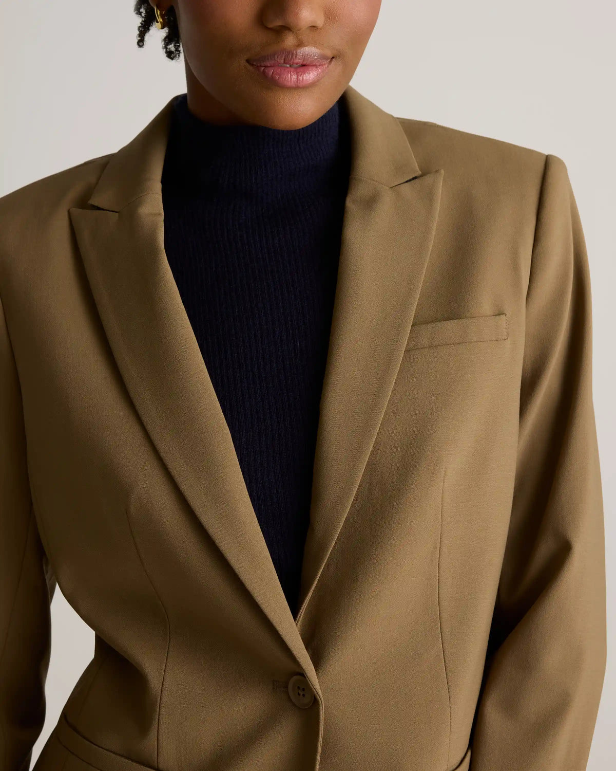 Italian Wool Tailored Blazer