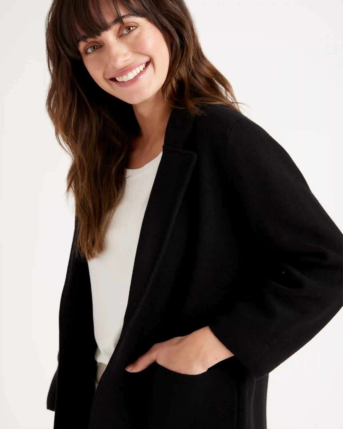100% Organic Cotton Knit Blazer