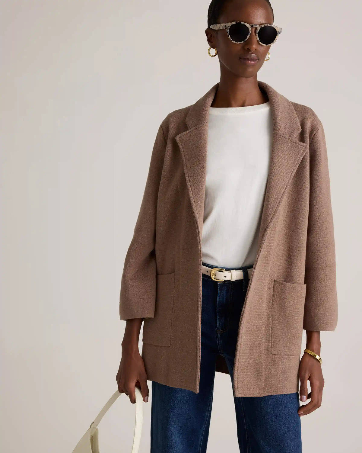 100% Organic Cotton Knit Blazer