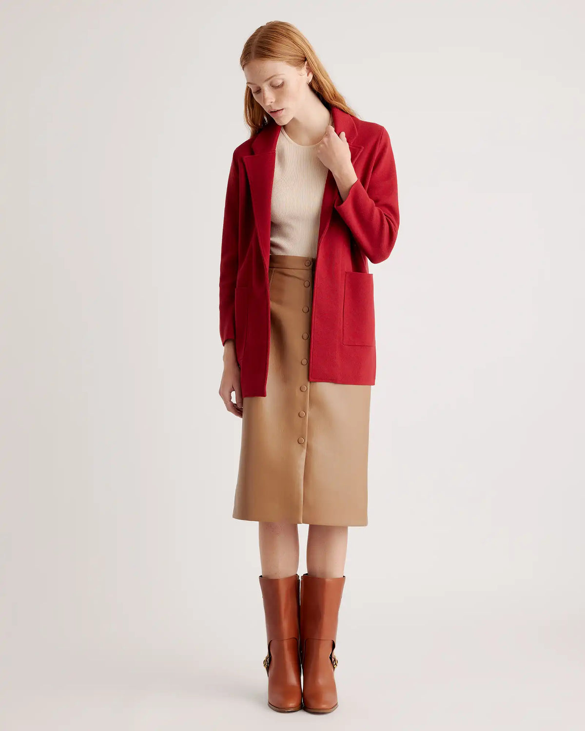 100% Organic Cotton Knit Blazer