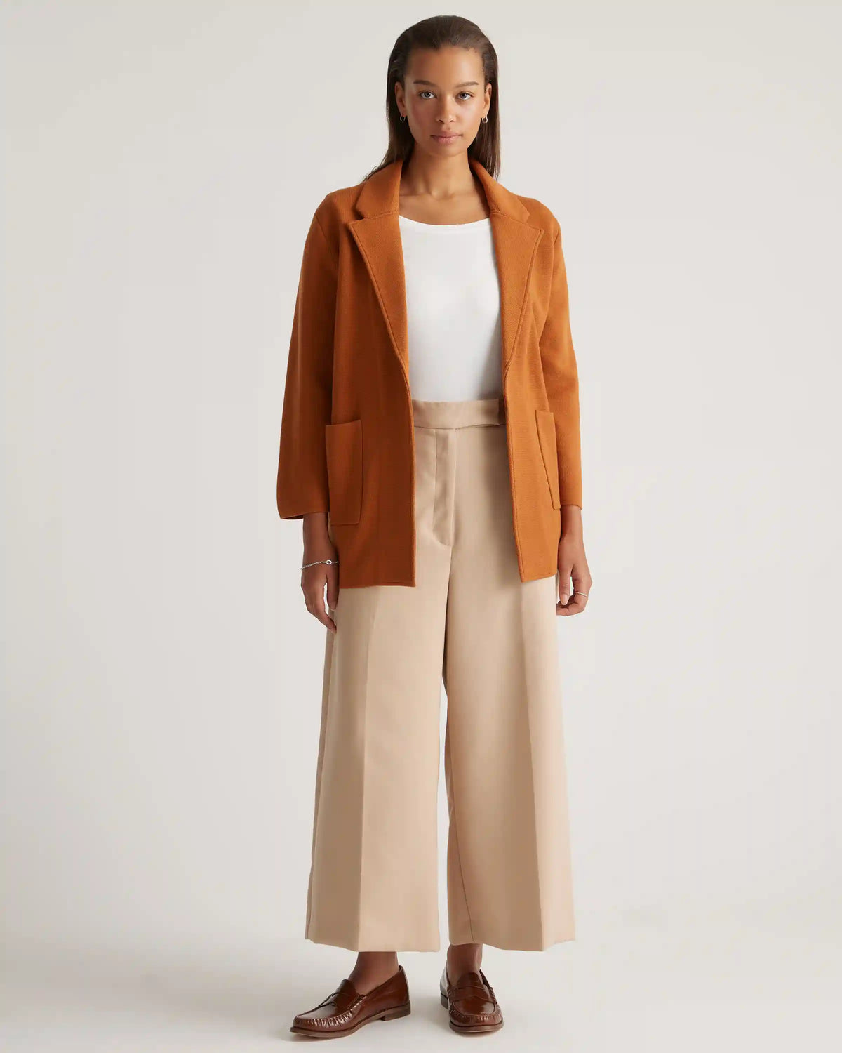 100% Organic Cotton Knit Blazer