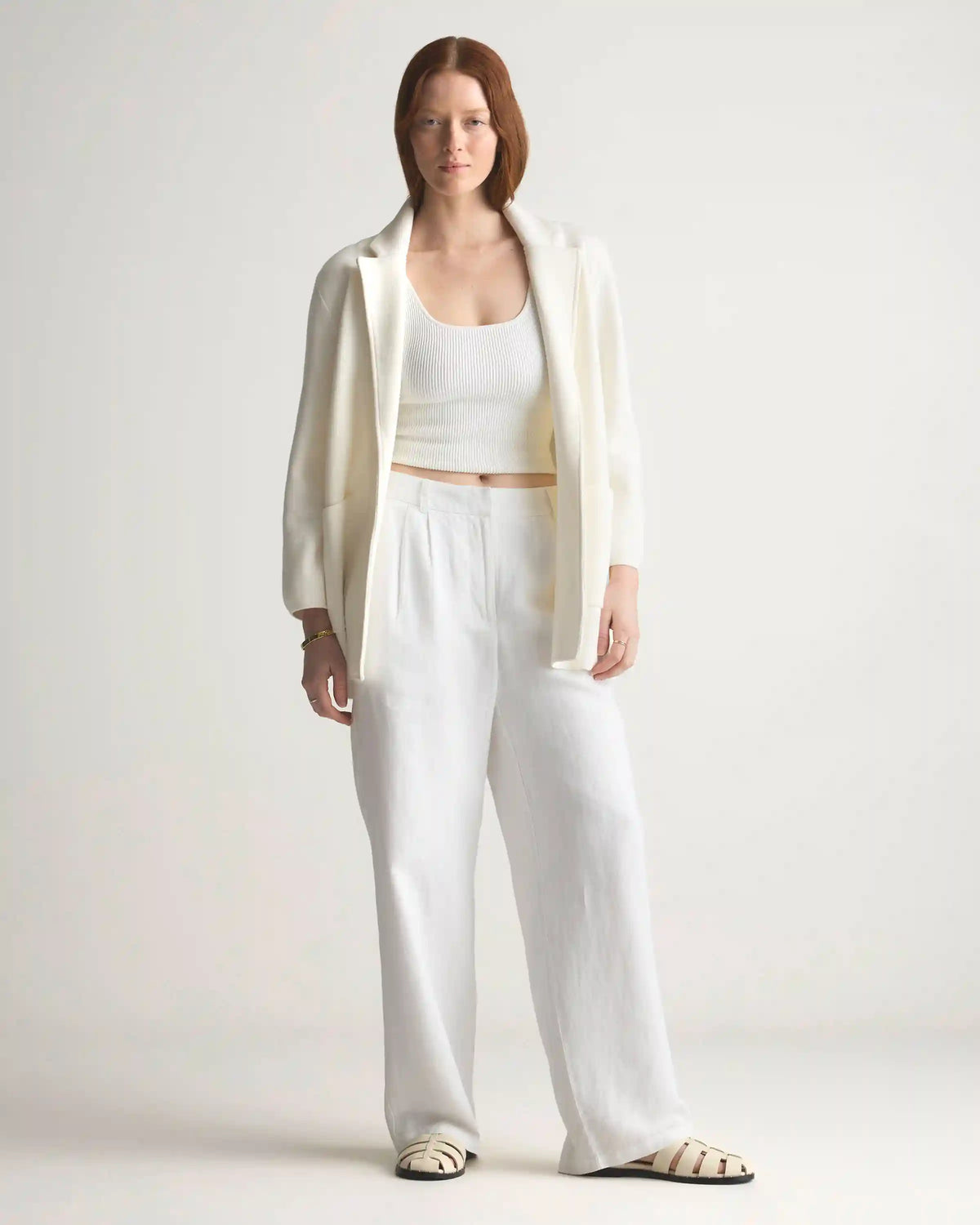 100% Organic Cotton Knit Blazer