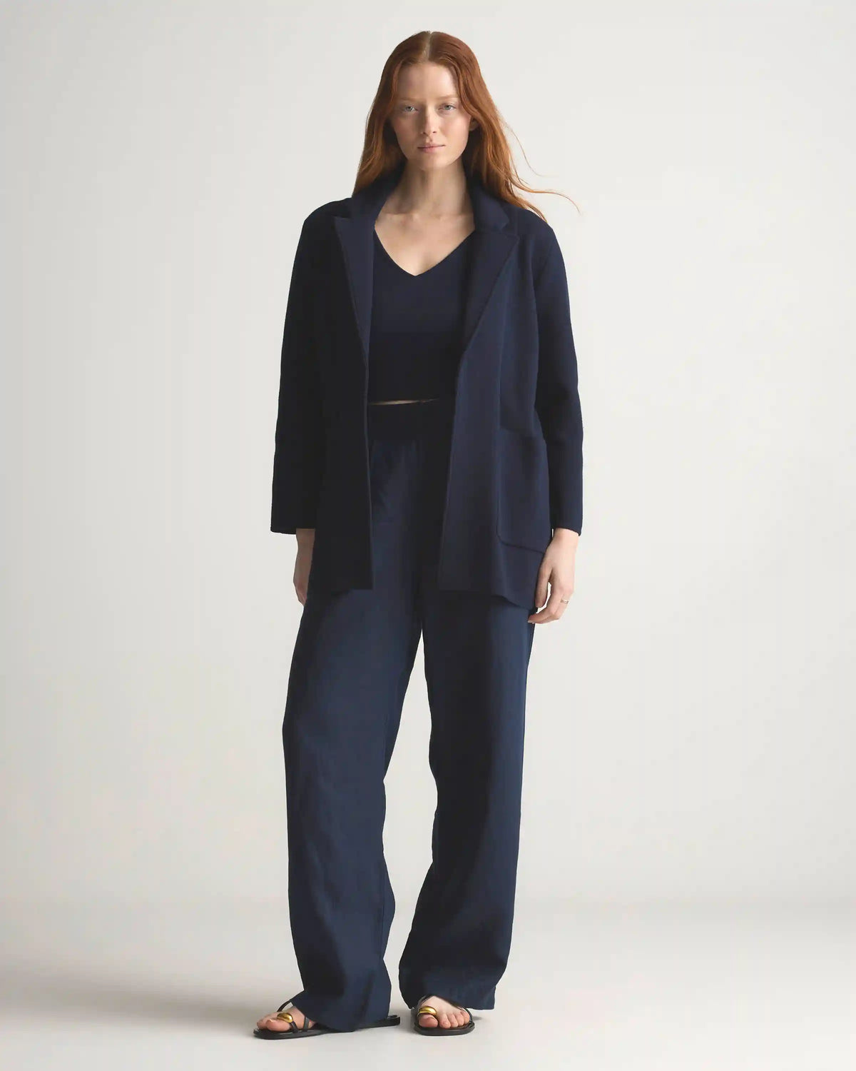 100% Organic Cotton Knit Blazer