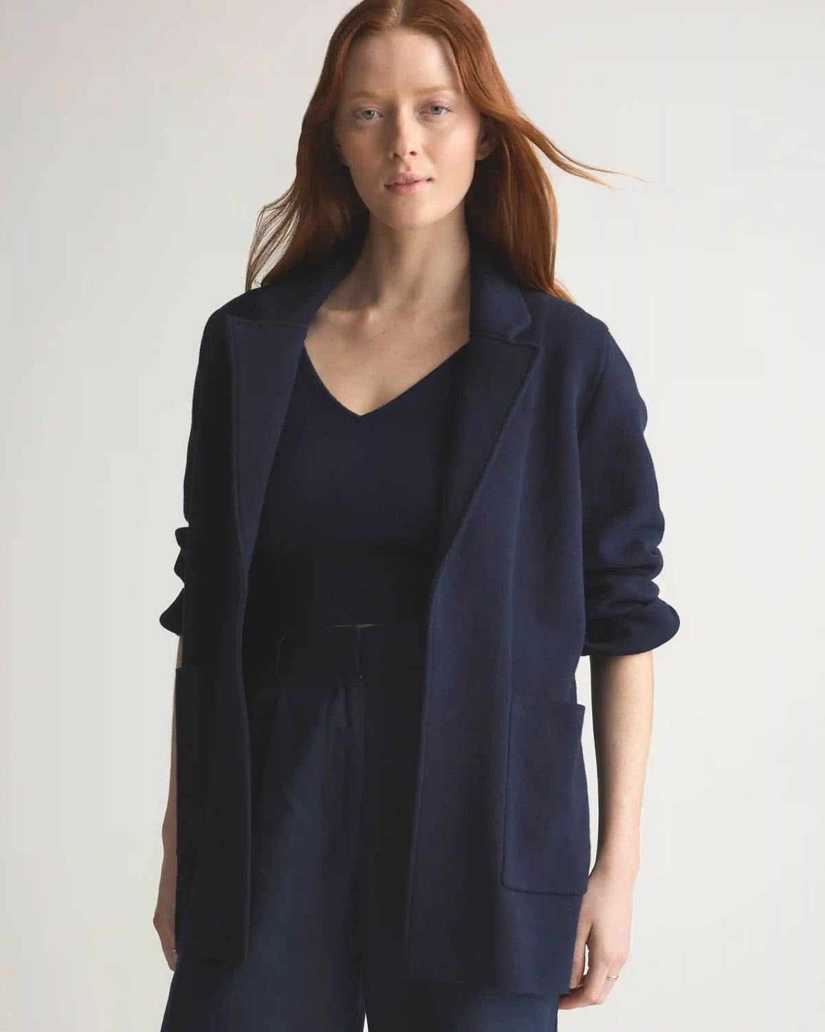 100% Organic Cotton Knit Blazer