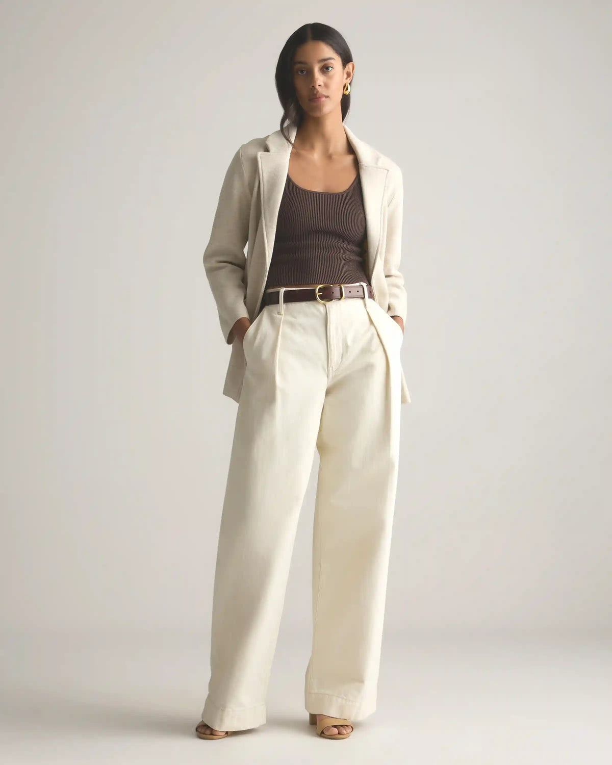 100% Organic Cotton Knit Blazer