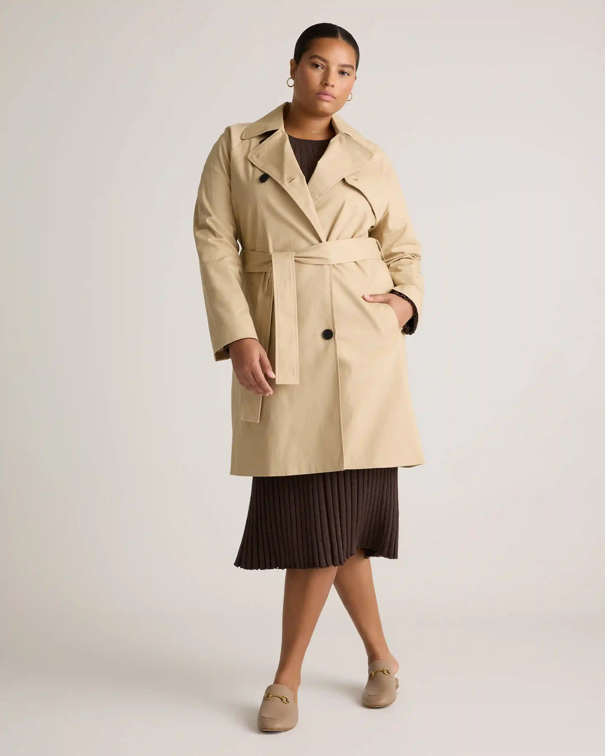 Comfort Stretch Trench Coat