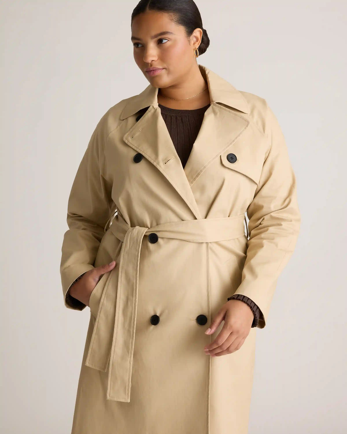 Comfort Stretch Trench Coat