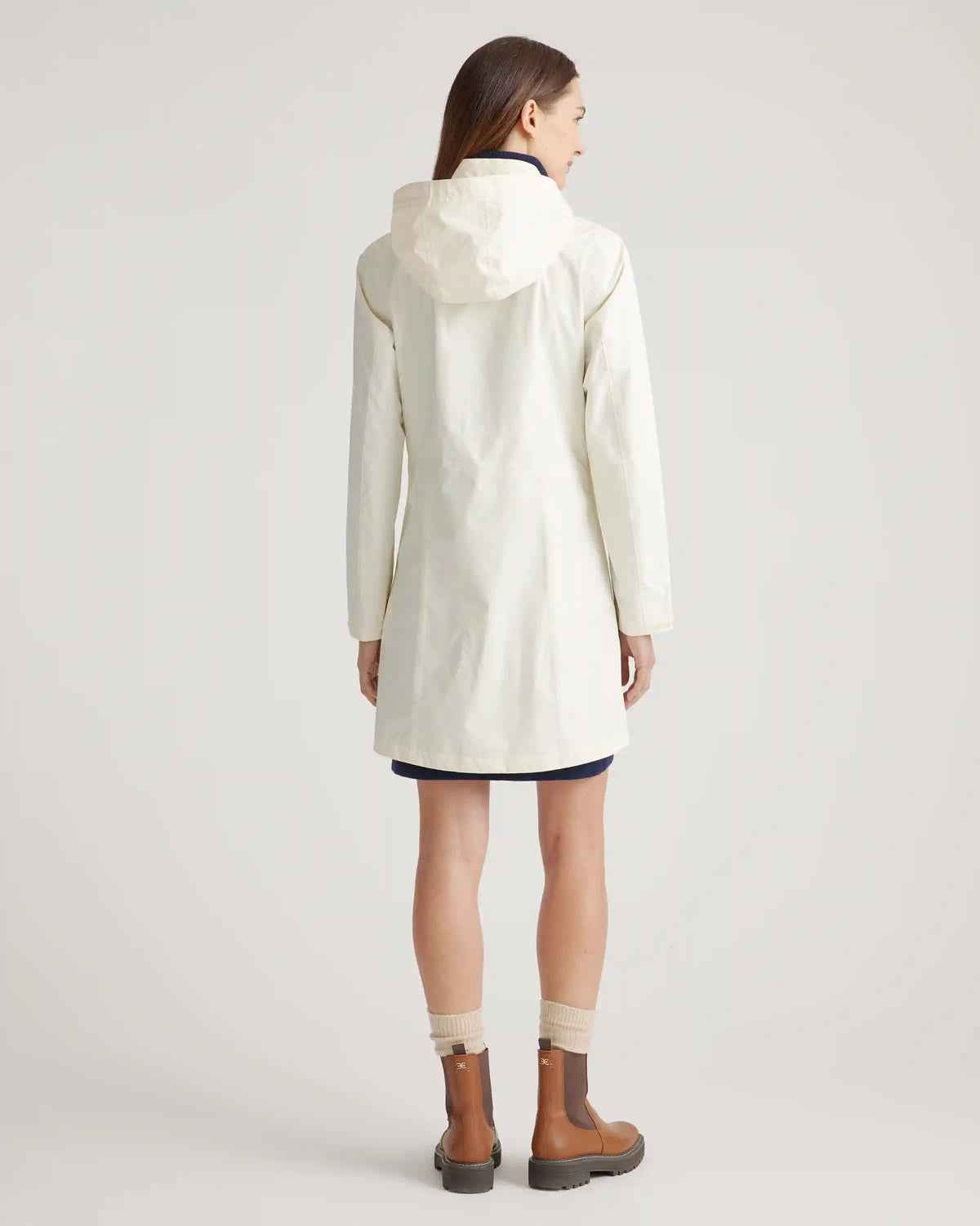 Weather Proof Long Rain Shell Jacket