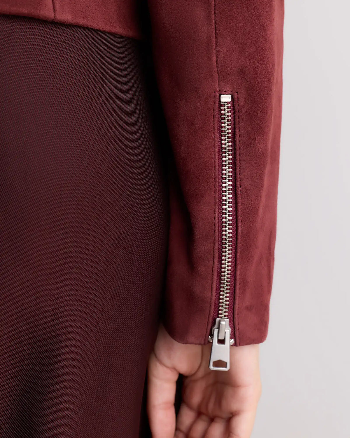 100% Suede Biker Jacket