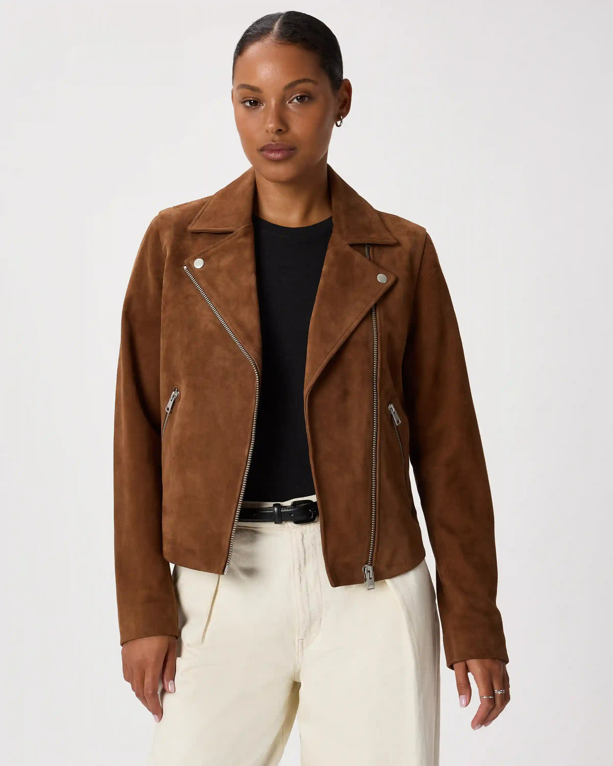100% Suede Biker Jacket
