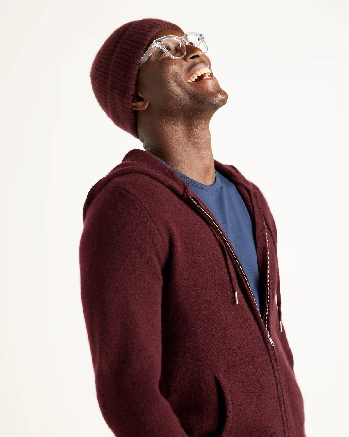 Mongolian Cashmere Ribbed Beanie