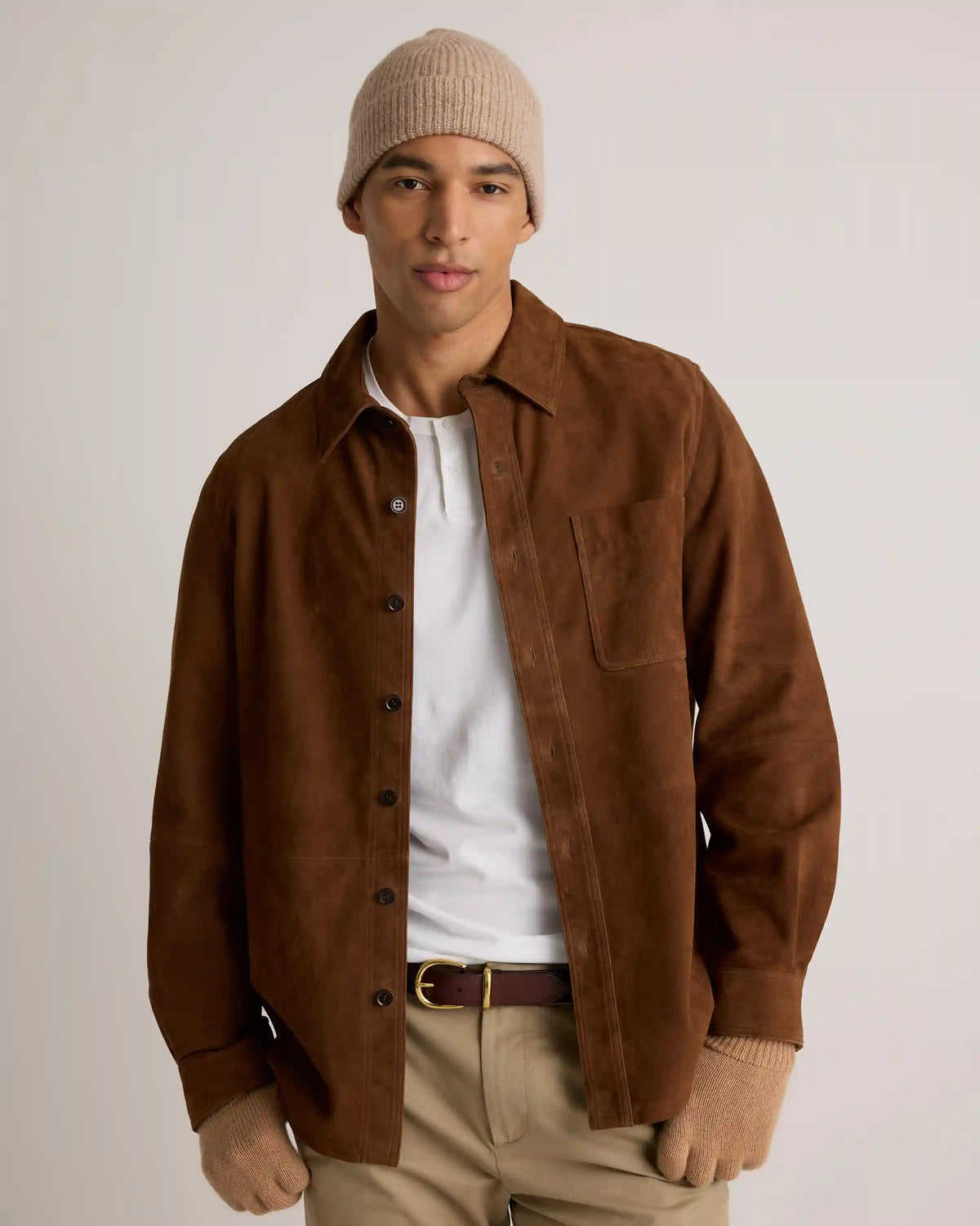 Mongolian Cashmere Ribbed Beanie