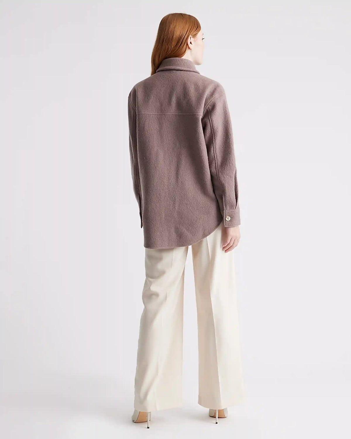 100% Merino Wool Shirt Jacket