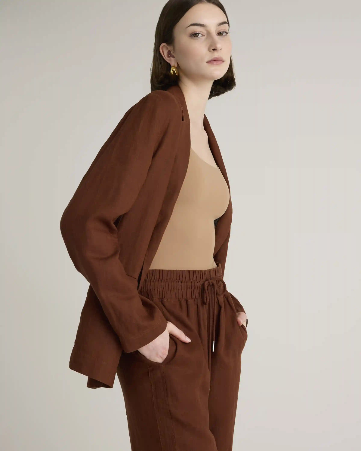 100% European Linen Blazer