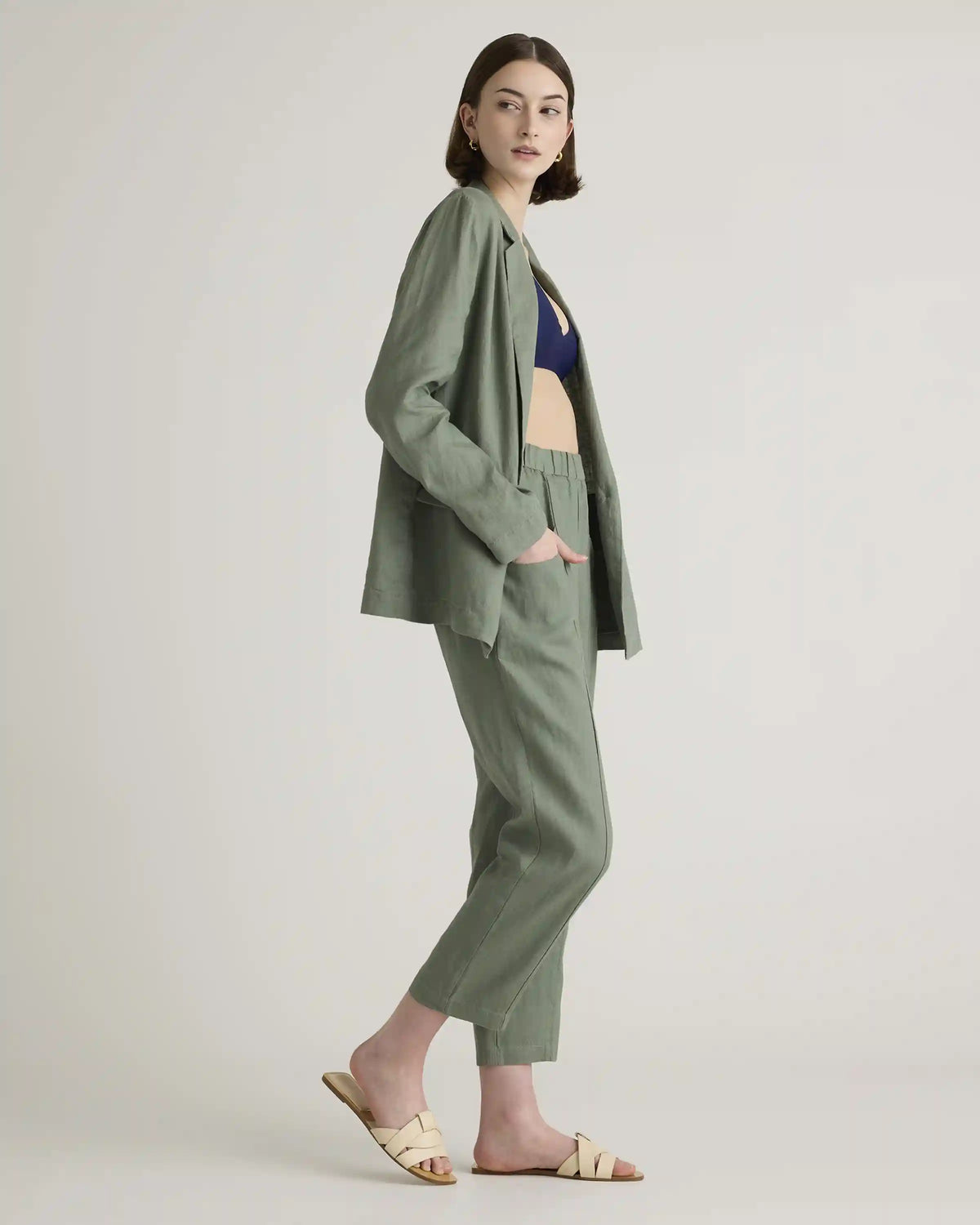 100% European Linen Blazer