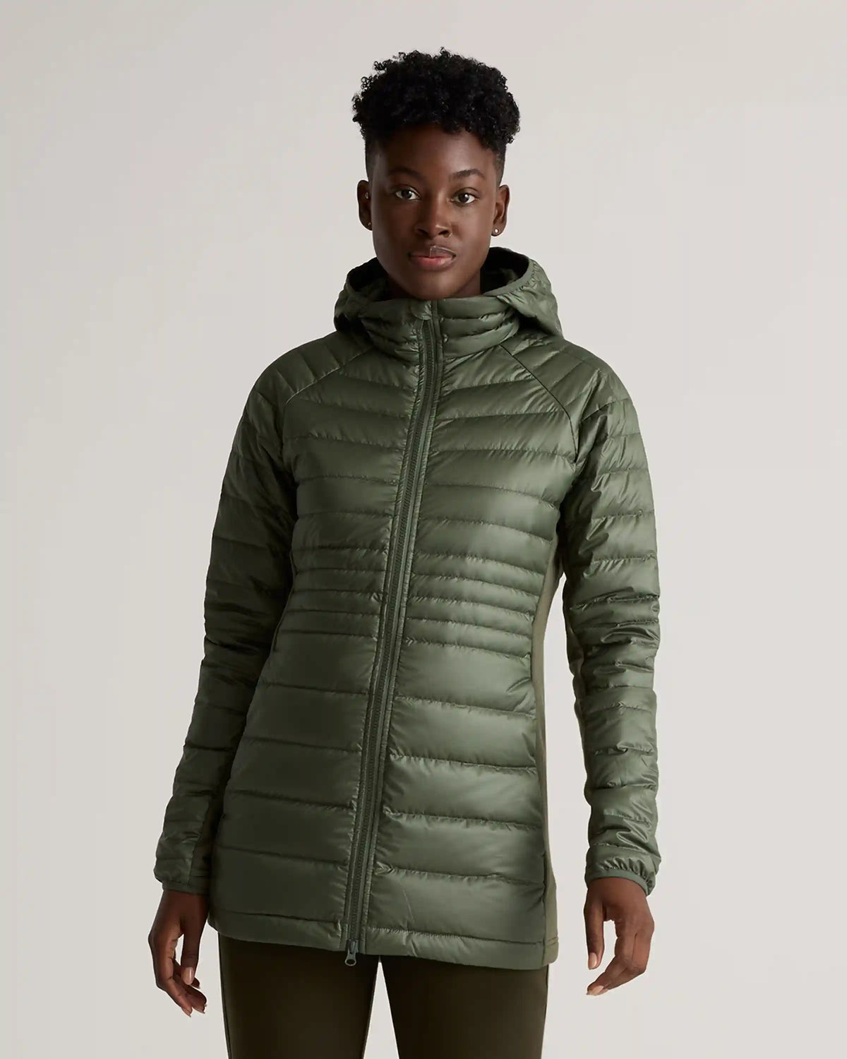 Lightweight Down Packable Long Puffer Jacket