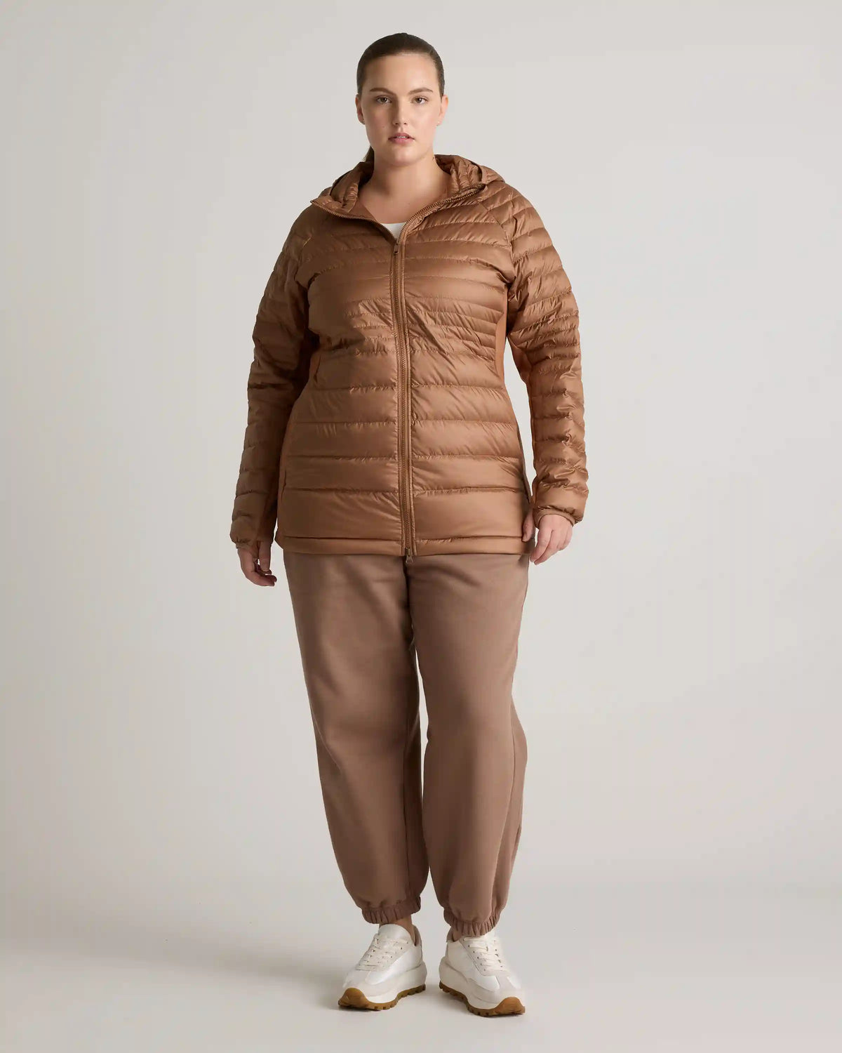 Lightweight Down Packable Long Puffer Jacket