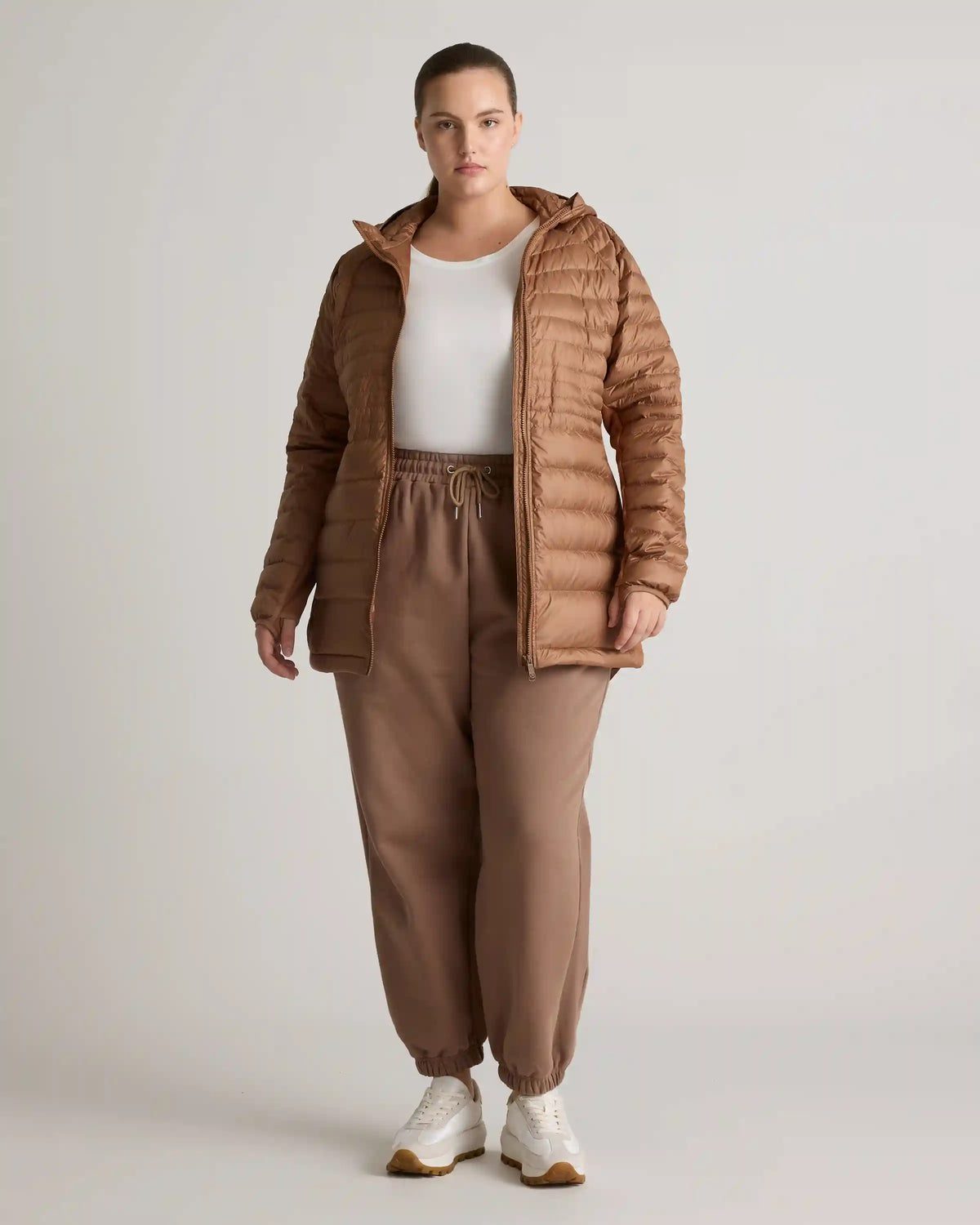 Lightweight Down Packable Long Puffer Jacket