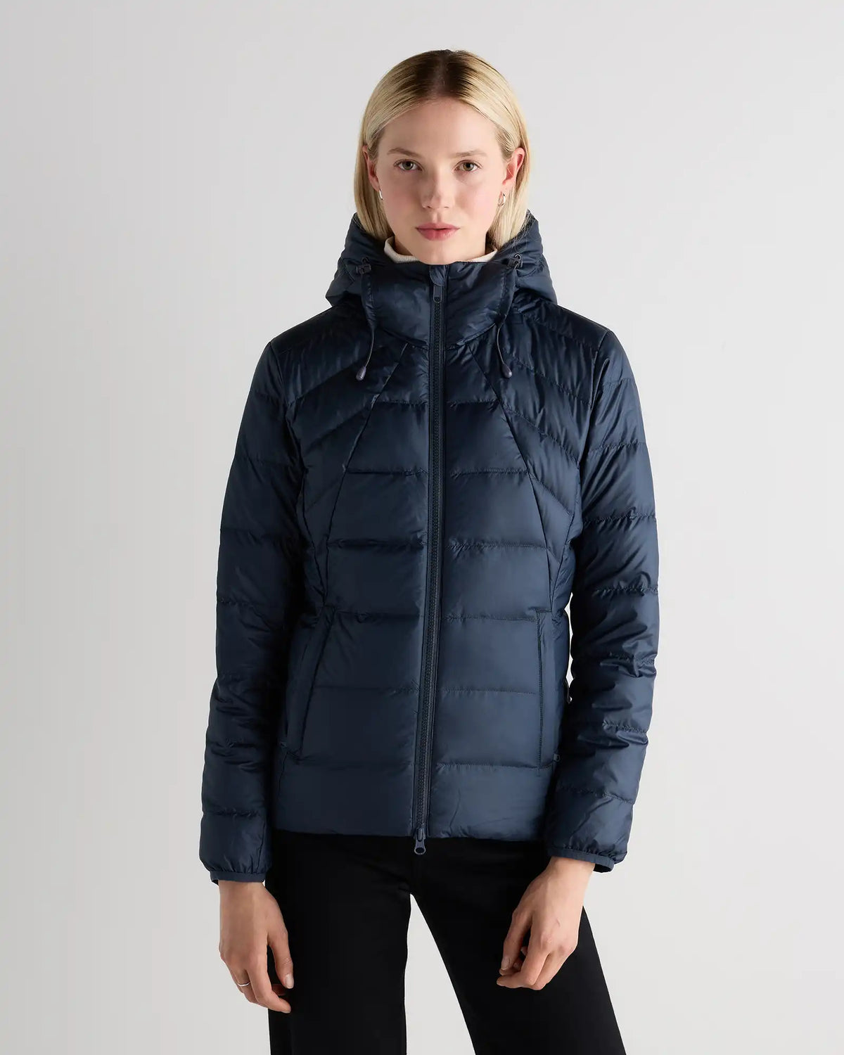 Lightweight Down Packable Puffer Hooded Jacket