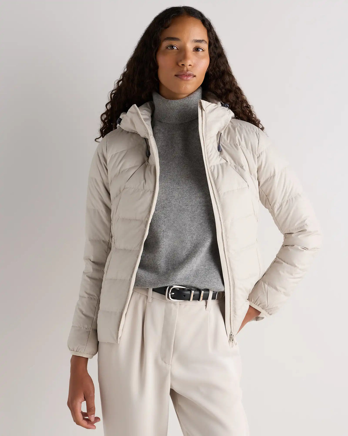 Lightweight Down Packable Puffer Hooded Jacket