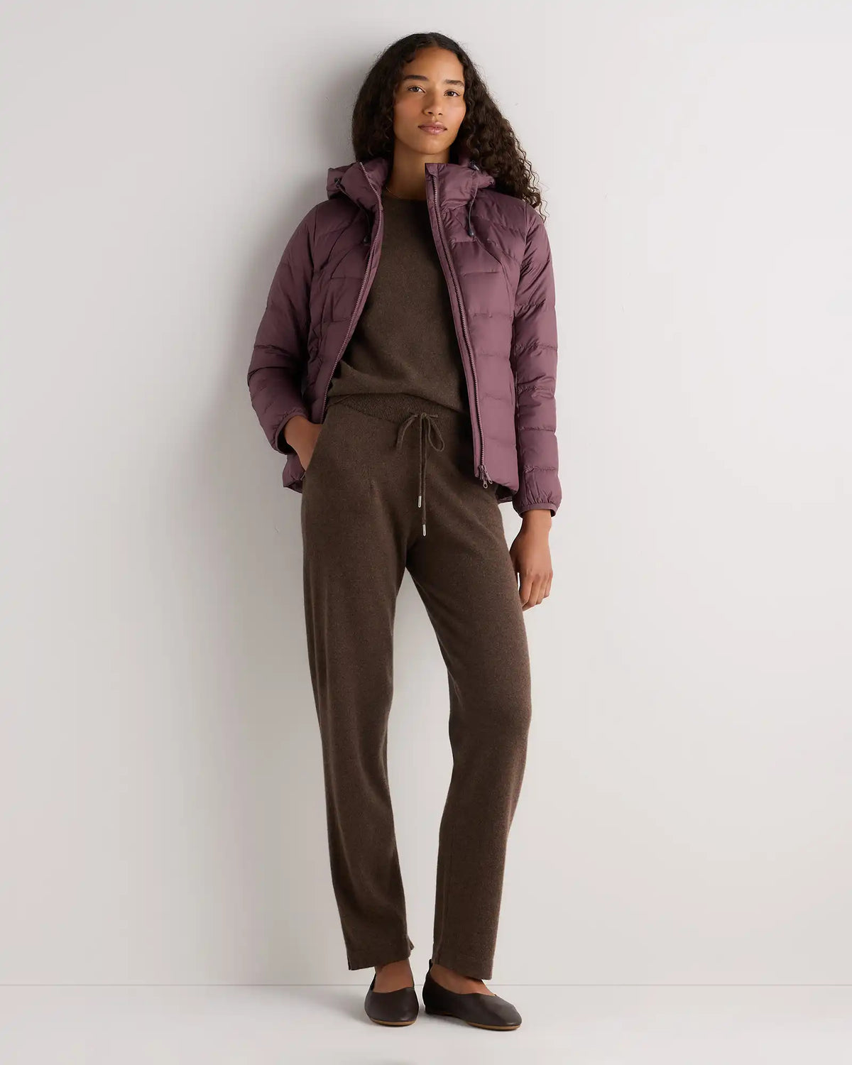 Lightweight Down Packable Puffer Hooded Jacket