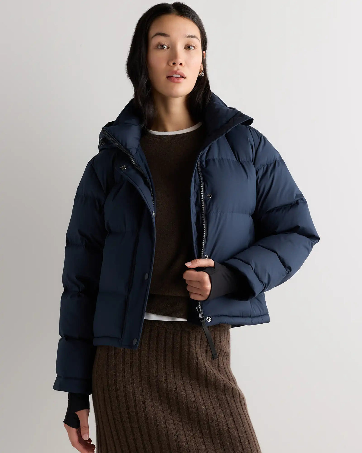 Responsible Down Cropped Puffer Jacket