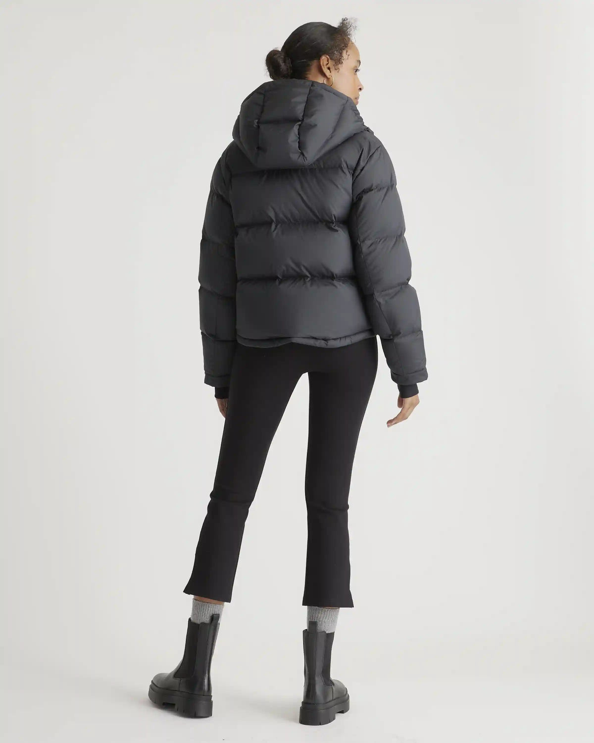 Responsible Down Cropped Puffer Jacket
