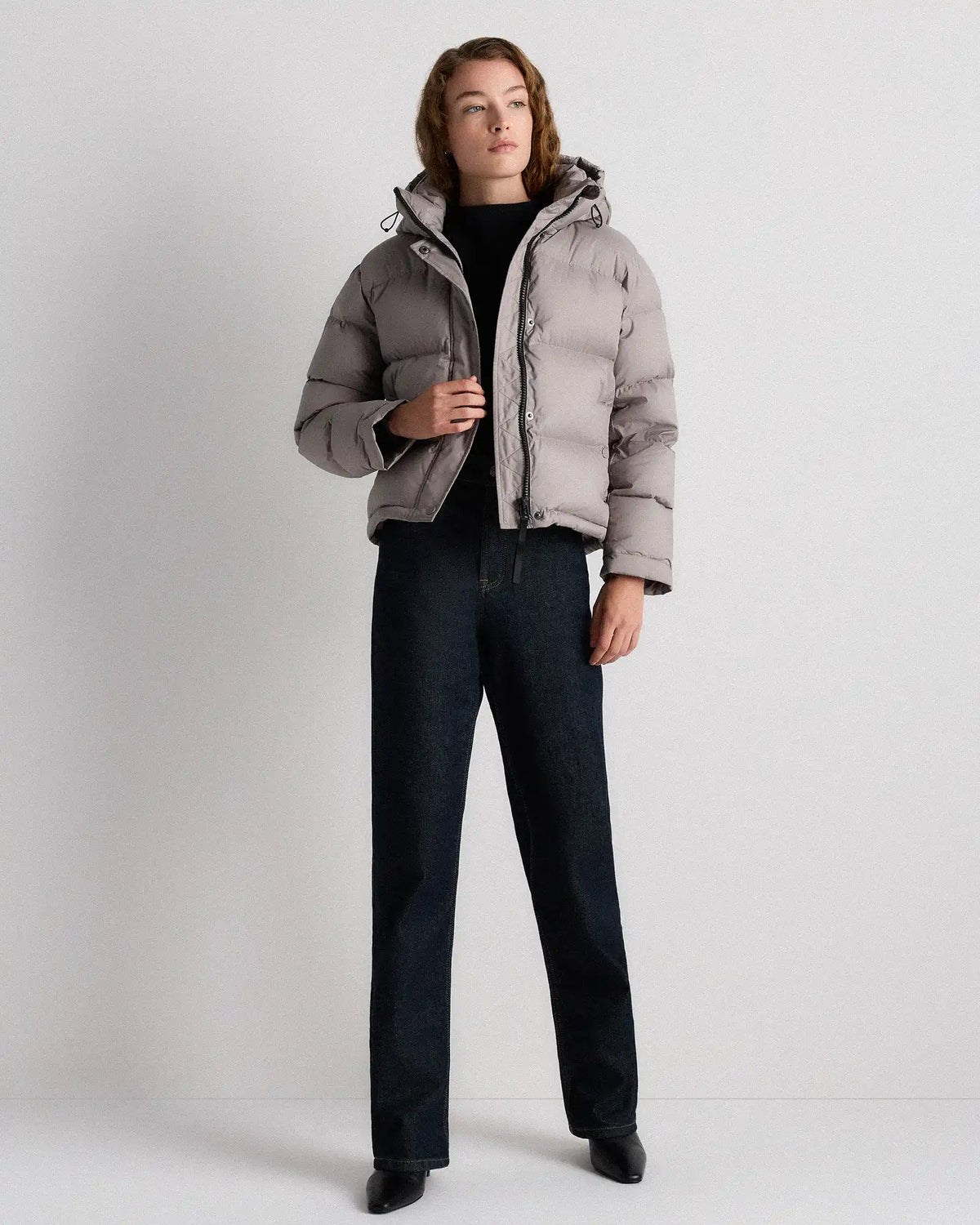 Responsible Down Cropped Puffer Jacket