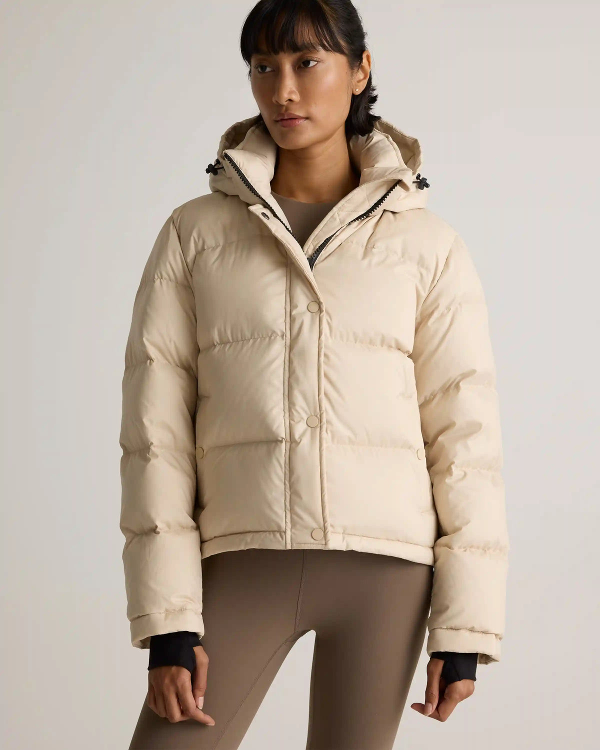 Responsible Down Cropped Puffer Jacket