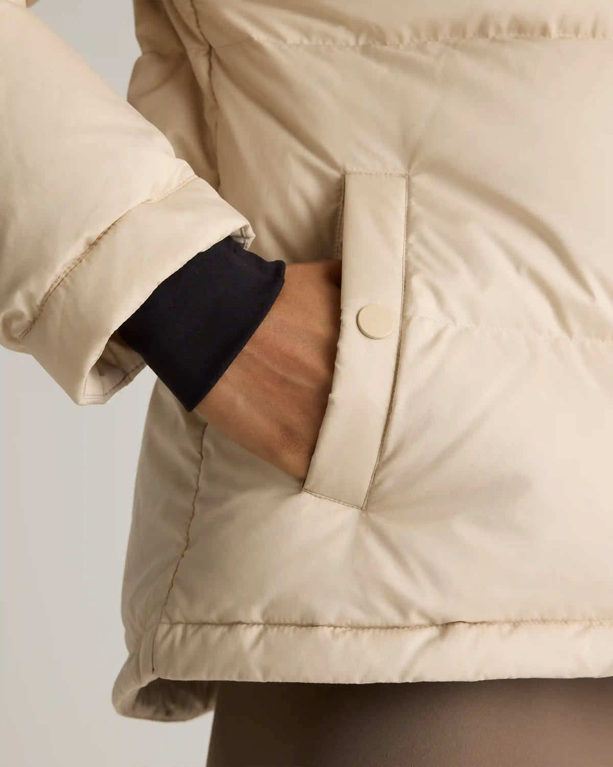 Responsible Down Cropped Puffer Jacket