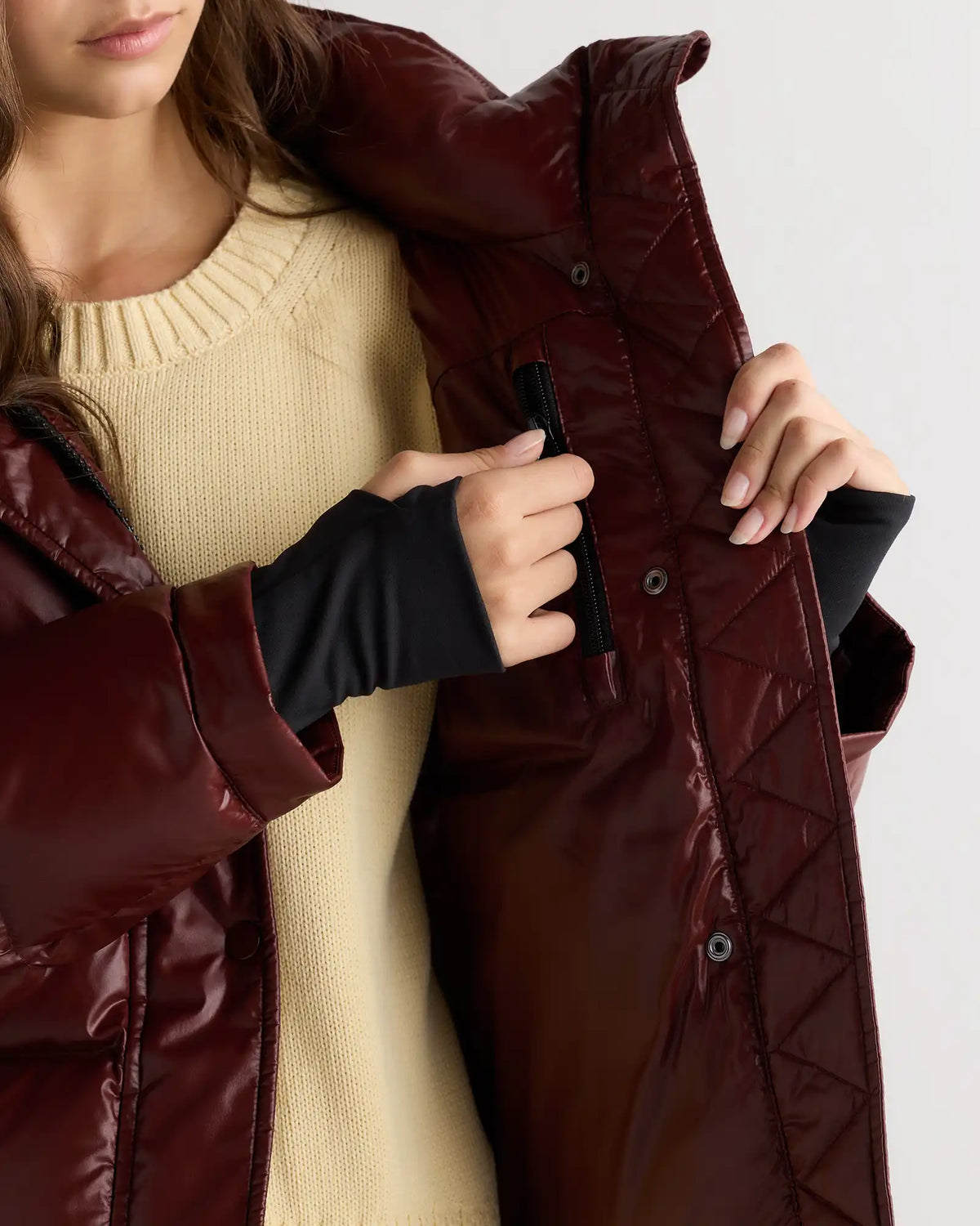 Responsible Down Cropped Puffer Jacket