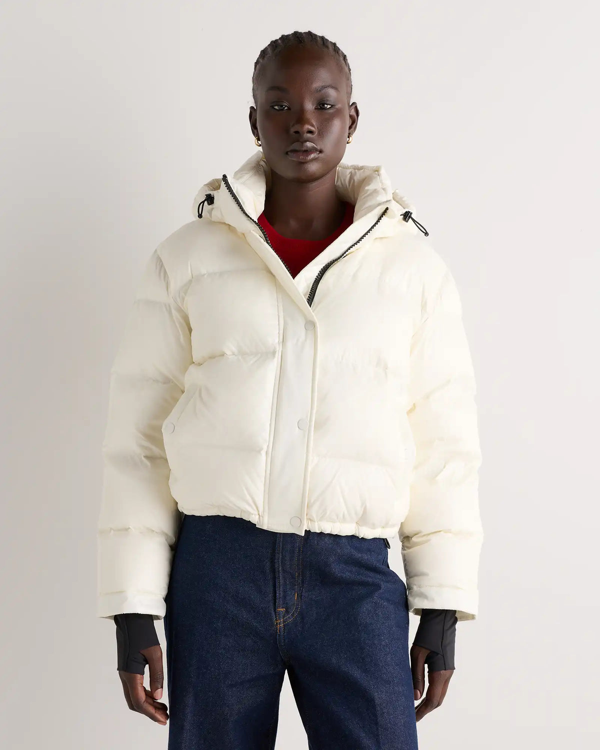 Responsible Down Cropped Puffer Jacket