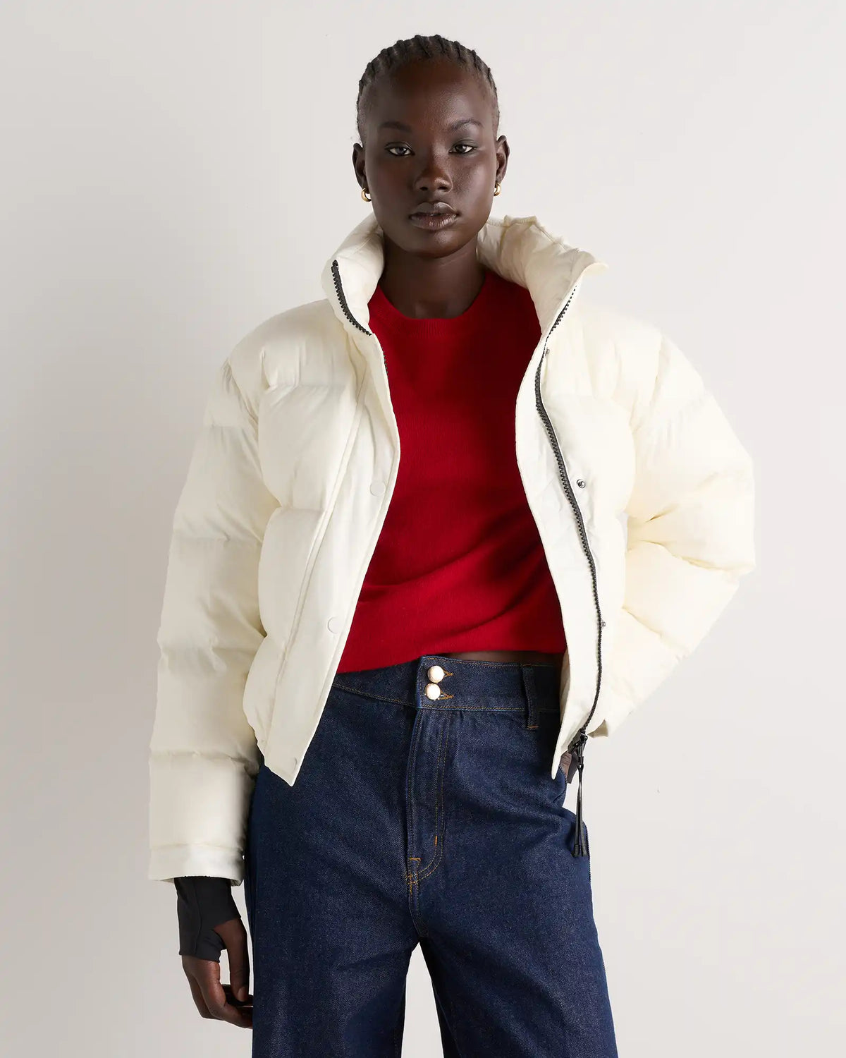 Responsible Down Cropped Puffer Jacket
