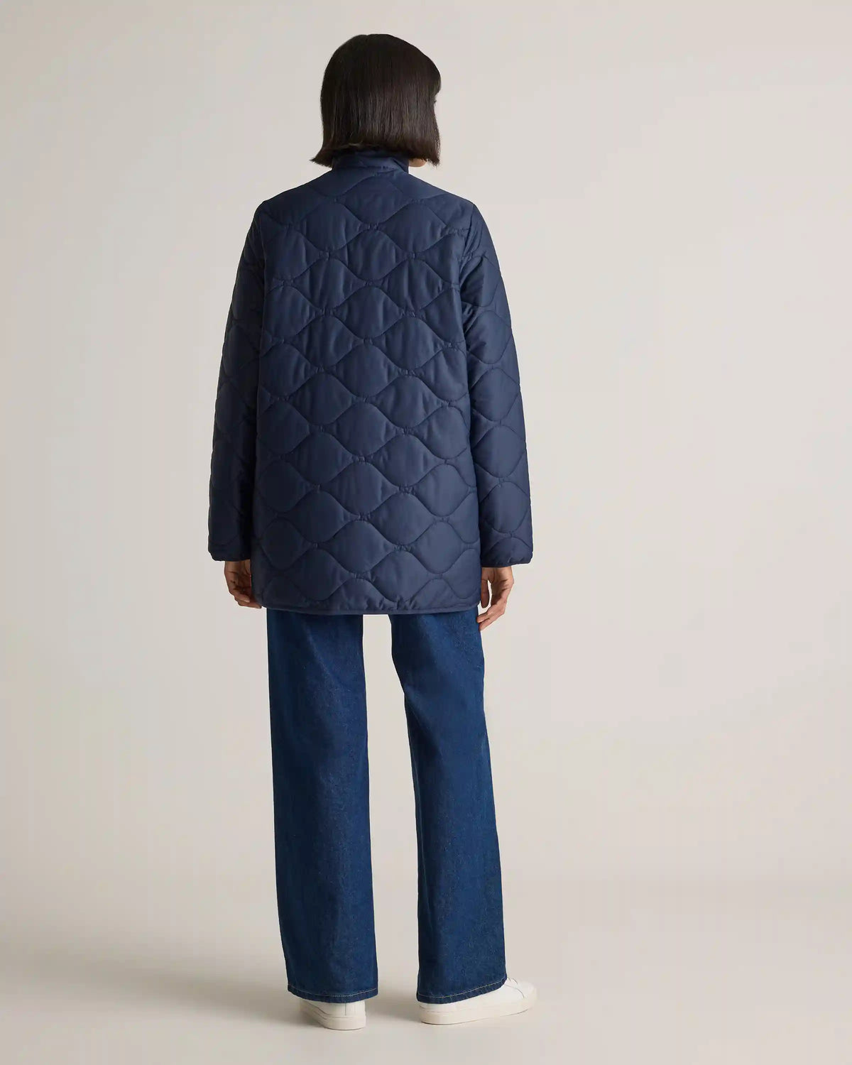 Featherless Quilted Long Puffer Jacket
