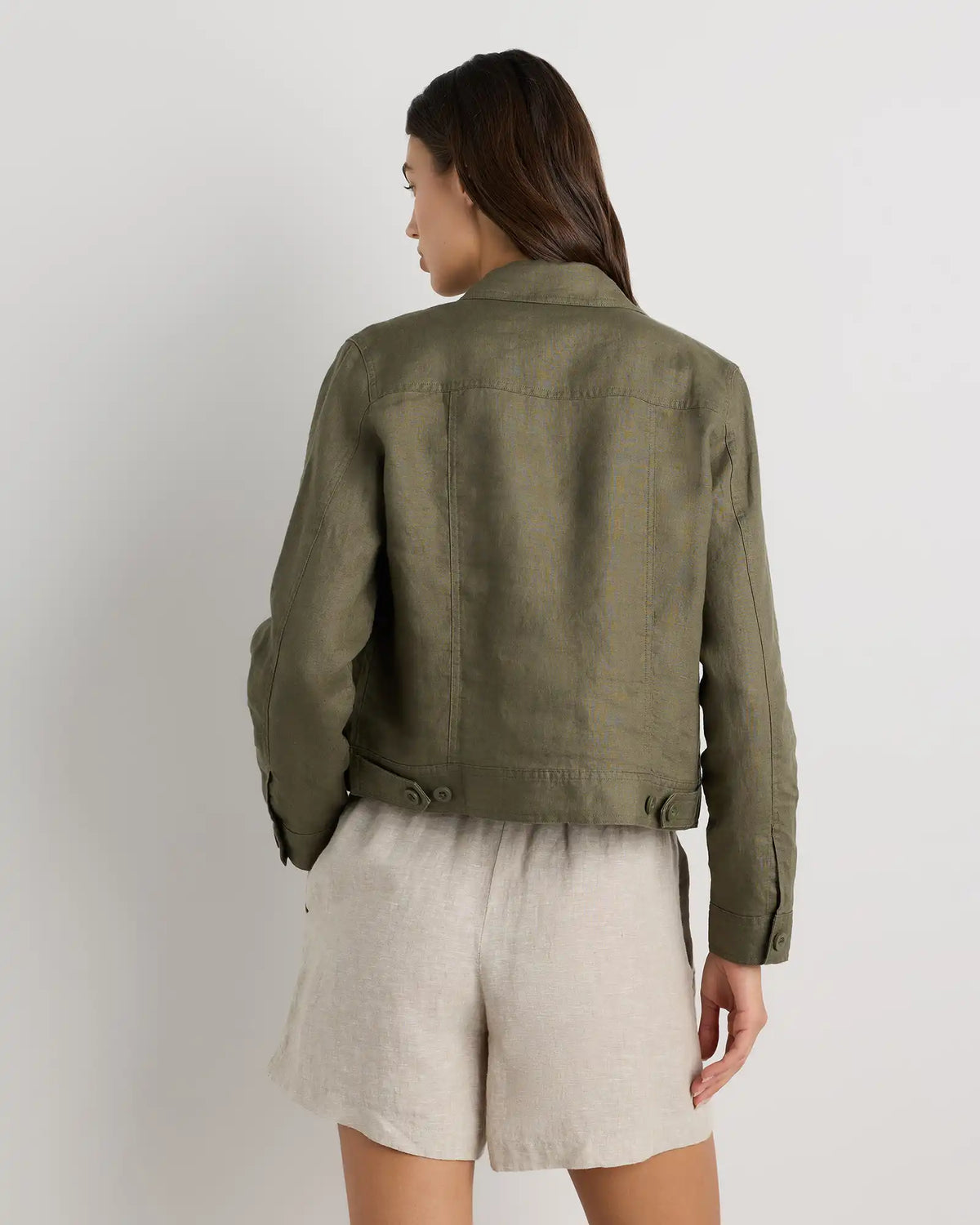 100% European Linen Jacket